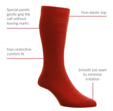 HJ 91 Non-Elastic Top Socks
