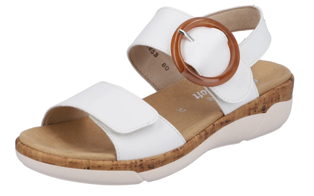 Remonte R6853-80 Ladies Sandal – White